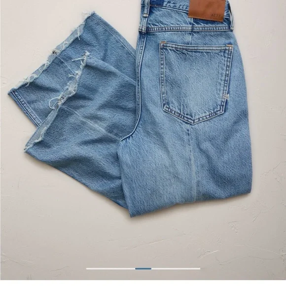 AE 77 Vintage Flare Medium Blue High-Rise Flare Jeans - Picture 10 of 16